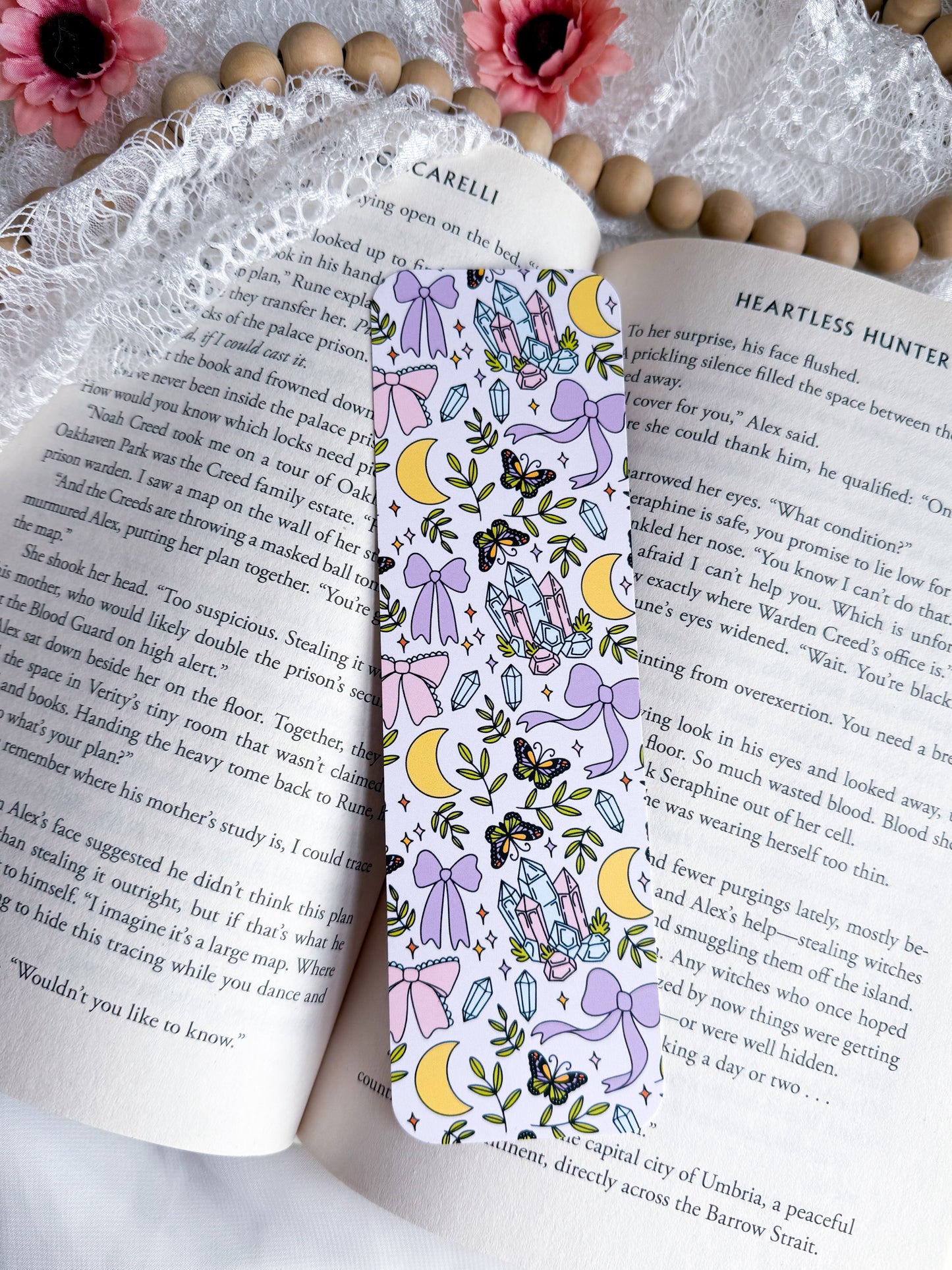 Coquette Crystals Bookmark