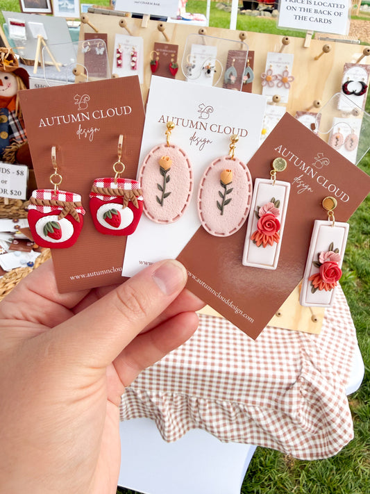 Various Polymer Clay Earrings