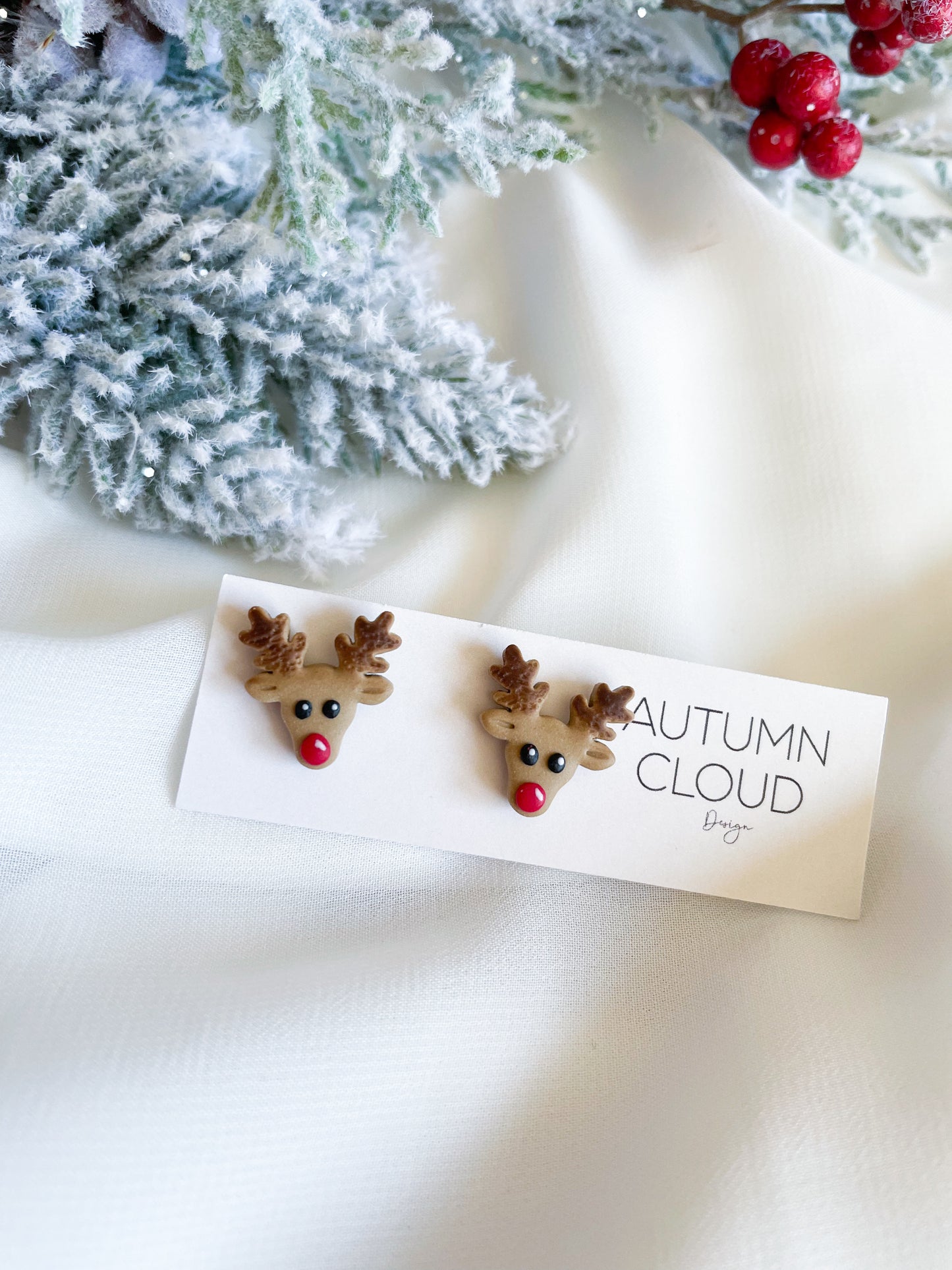 Reindeer Stud Earrings