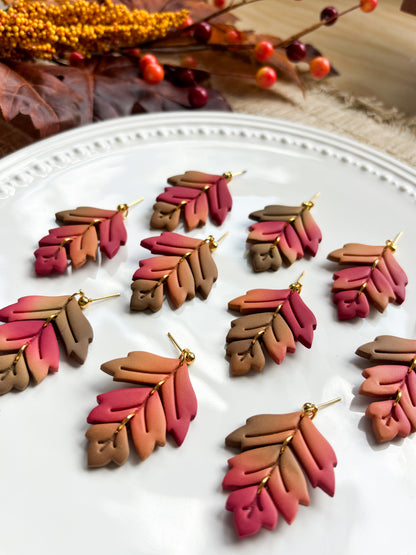 Boho Tiered Fall Leaves  - Multiple Variations