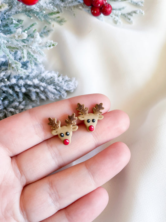 Reindeer Stud Earrings