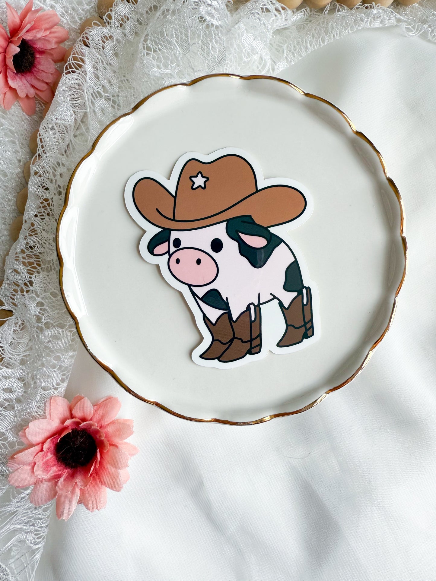 Cow-boy Sticker