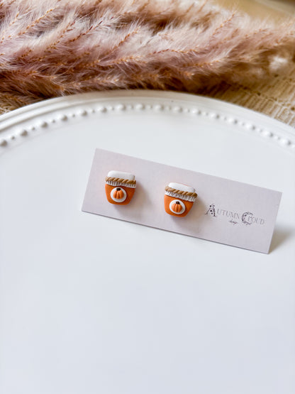 Pumpkin Preserve Stud Earrings