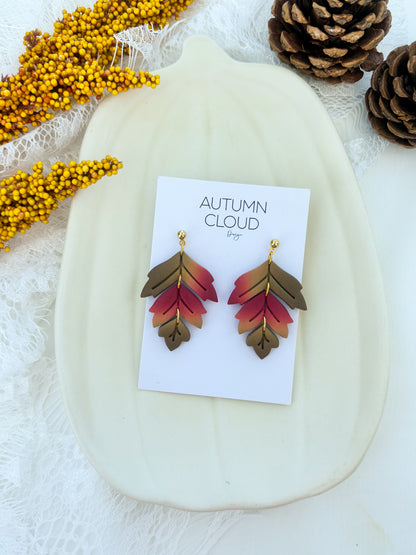 Boho Tiered Fall Leaves  - Multiple Variations