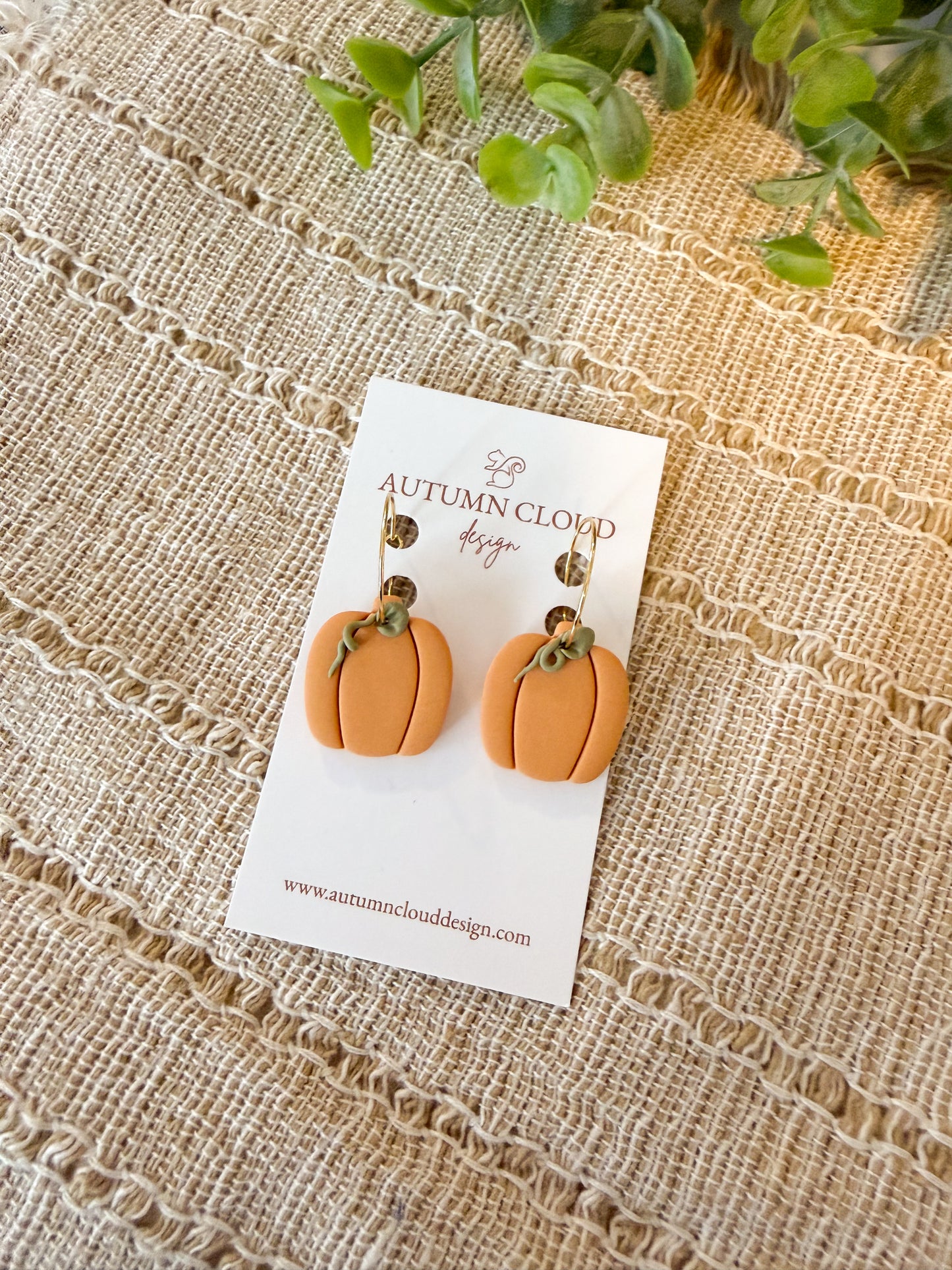 Orange Pumpkin Hoops
