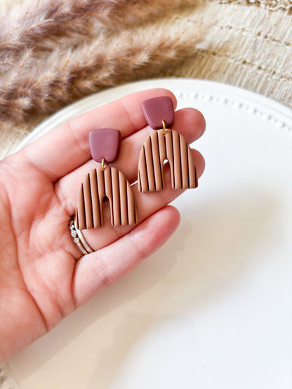 Neutral Fall Dangle Earrings