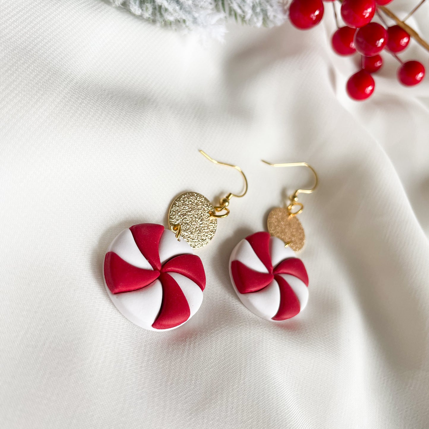 Peppermint Dangle Earrings