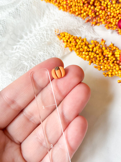 Tiny Pumpkin Stud Earrings