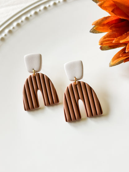 Neutral Fall Dangle Earrings