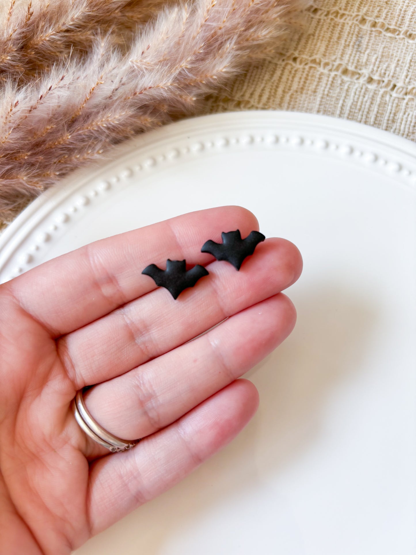 Bat Stud Earrings