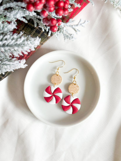 Peppermint Dangle Earrings