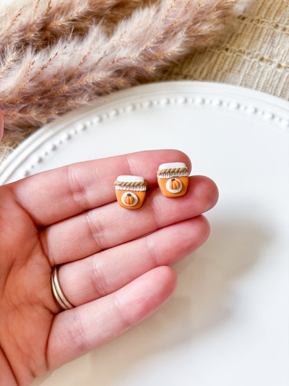 Pumpkin Preserve Stud Earrings