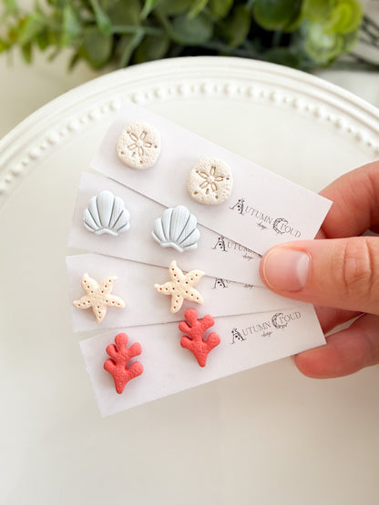 Coastal Sunset Stud Earrings
