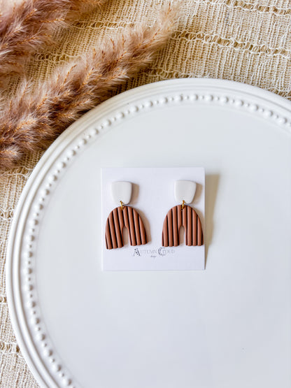 Neutral Fall Dangle Earrings