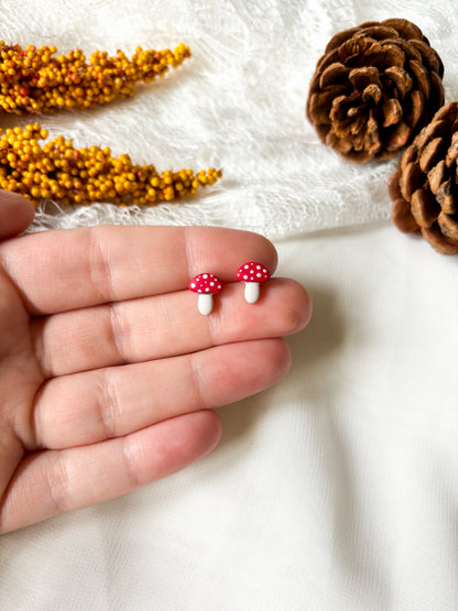 Tiny Mushroom and Pumpkin Stud Pack