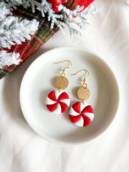 Peppermint Dangle Earrings