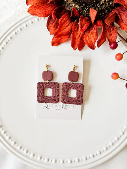 Square Cut Out Dangles