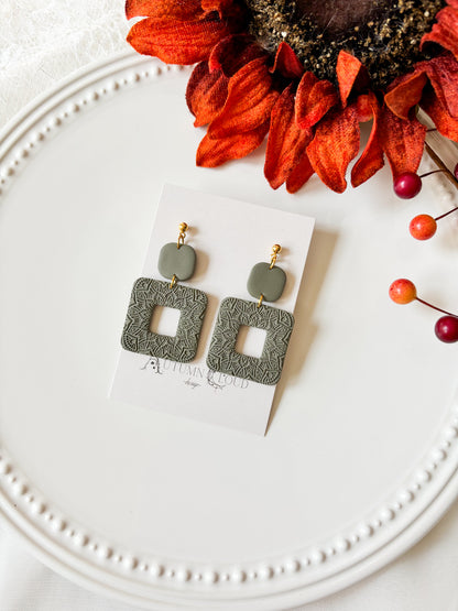 Square Cut Out Dangles