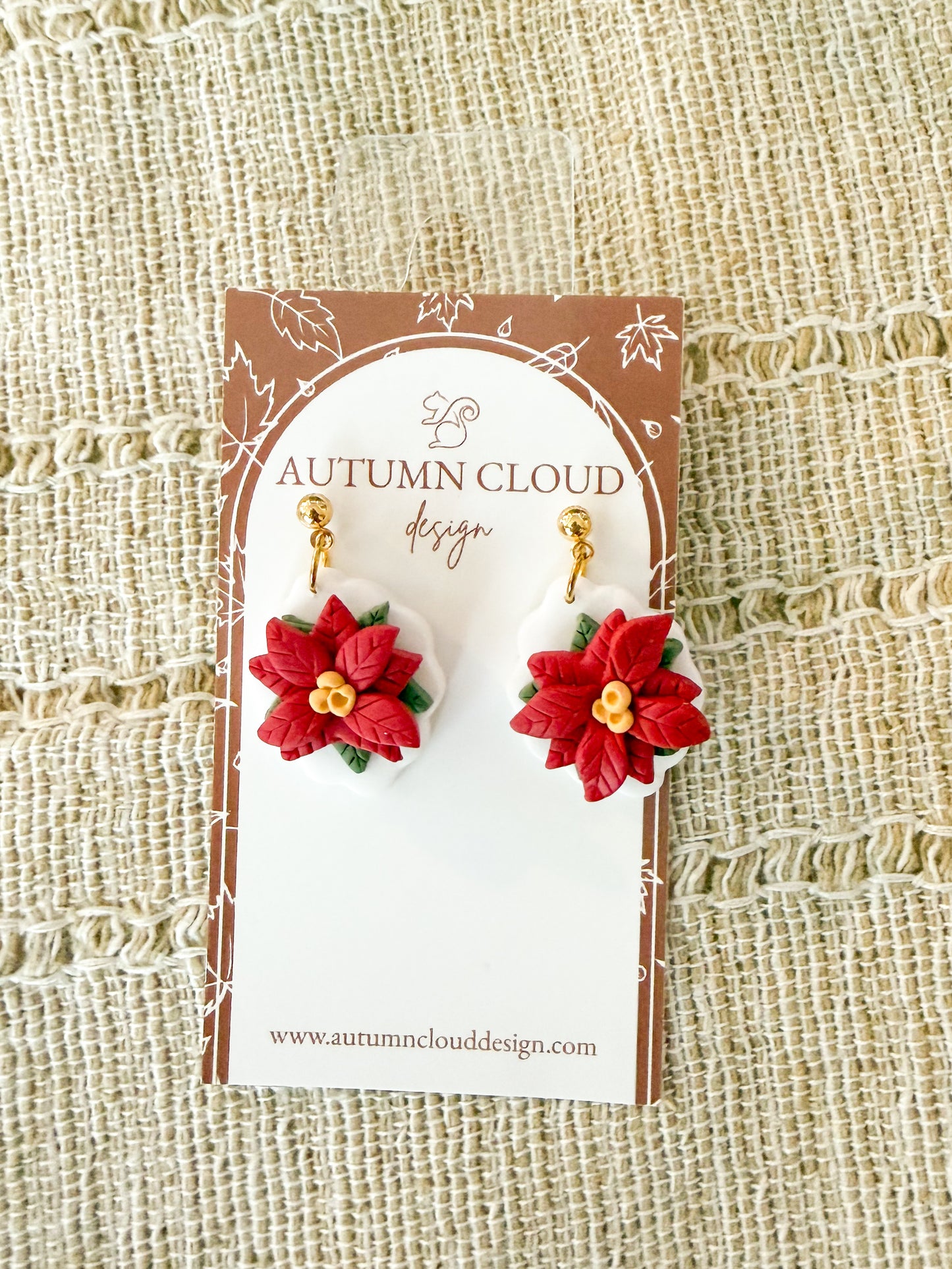 Poinsettia Dangles