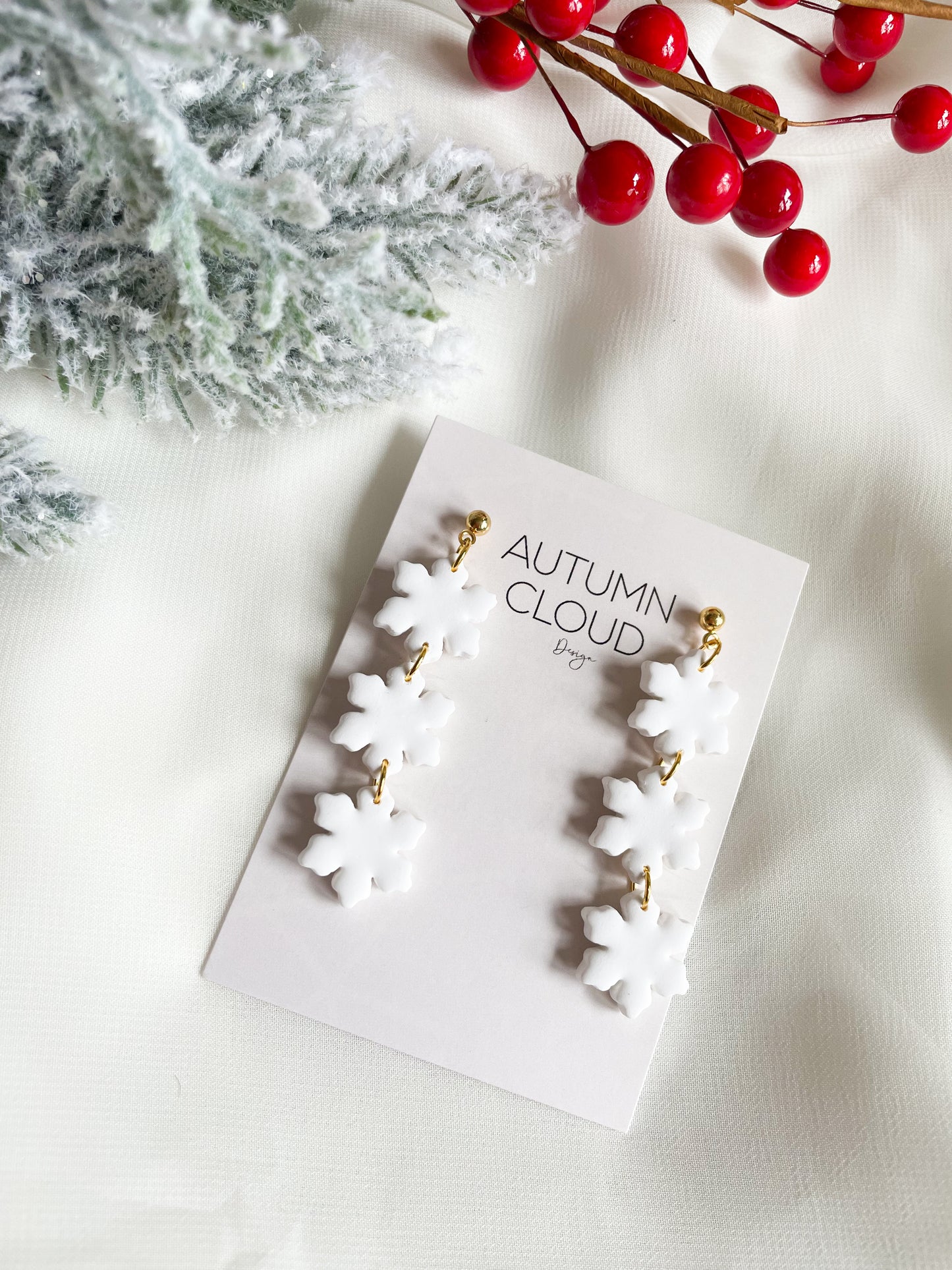 Tiered Snowflake Dangles