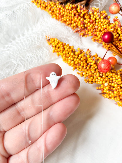 Tiny Ghost Stud Earrings