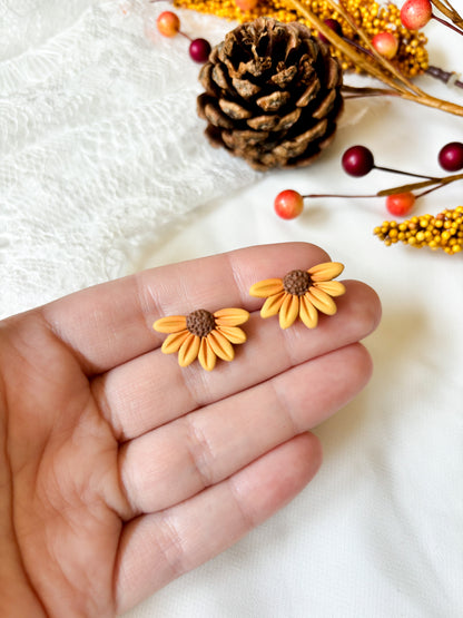 Half Sunflower Studs