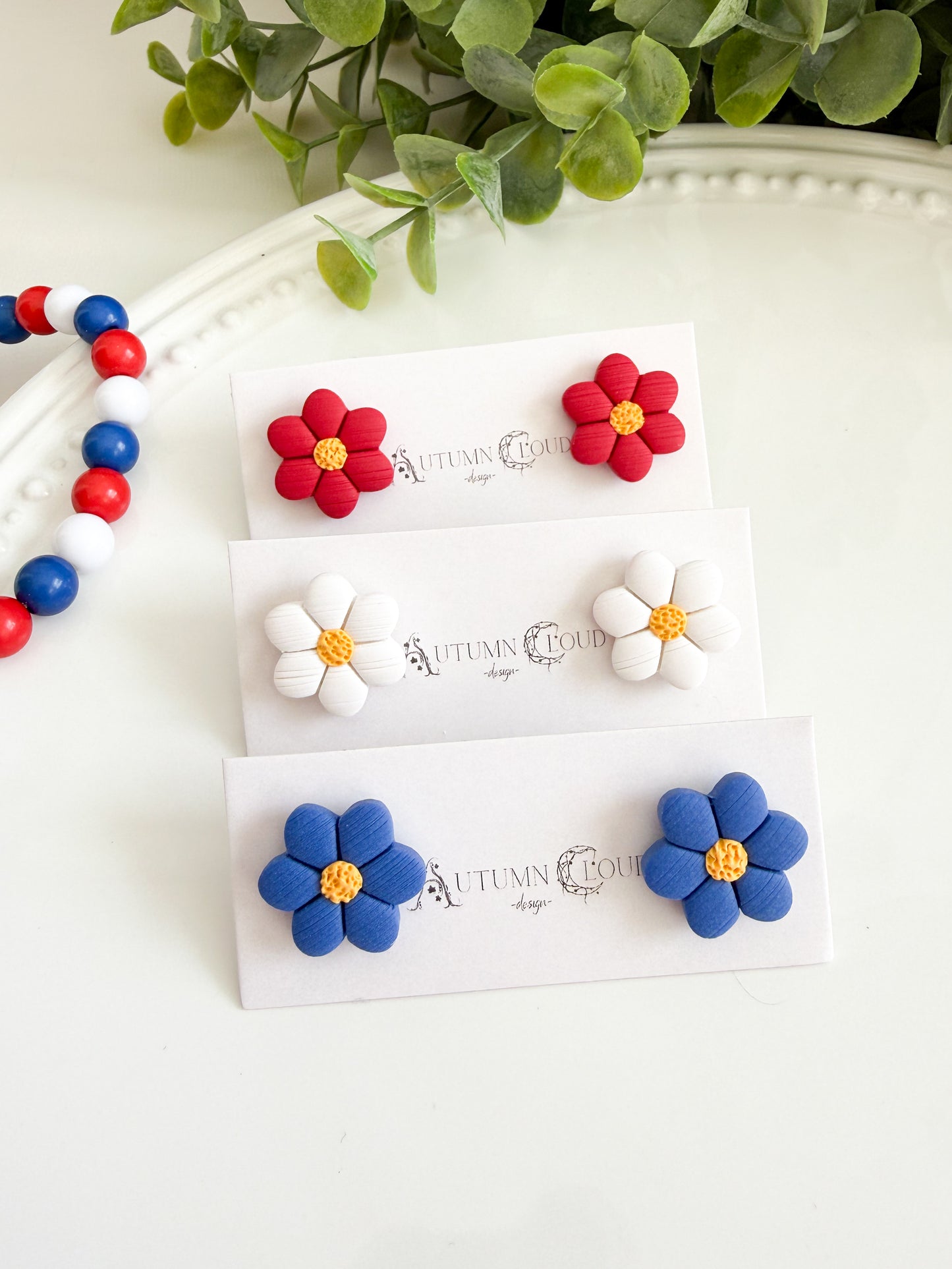 4th of July Stud Earrings