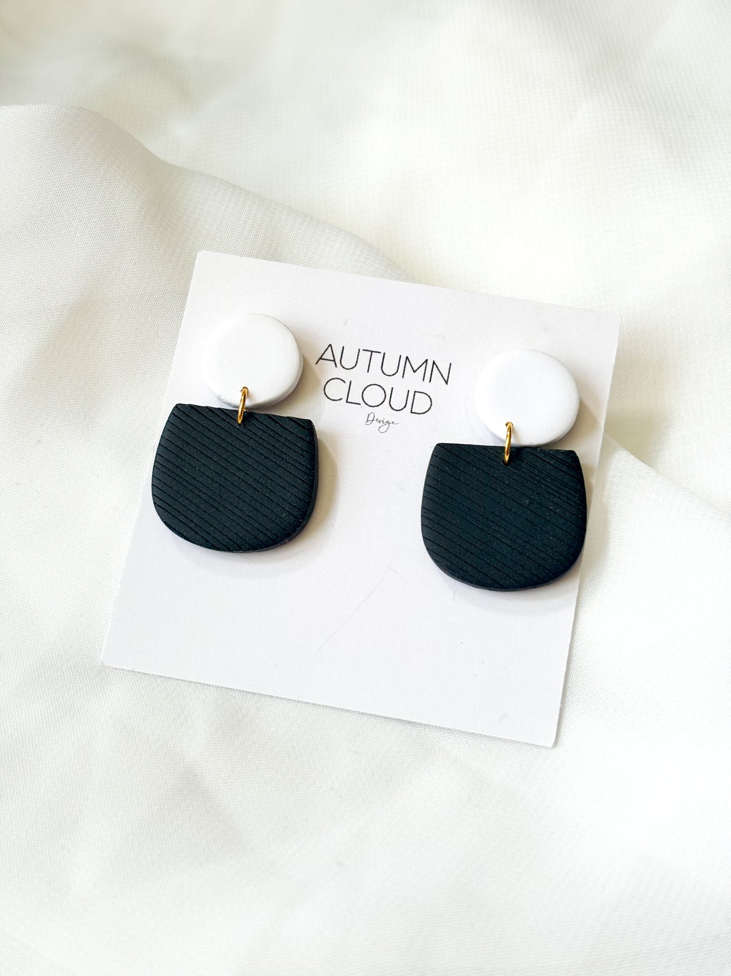 Black & White minimalist dangles
