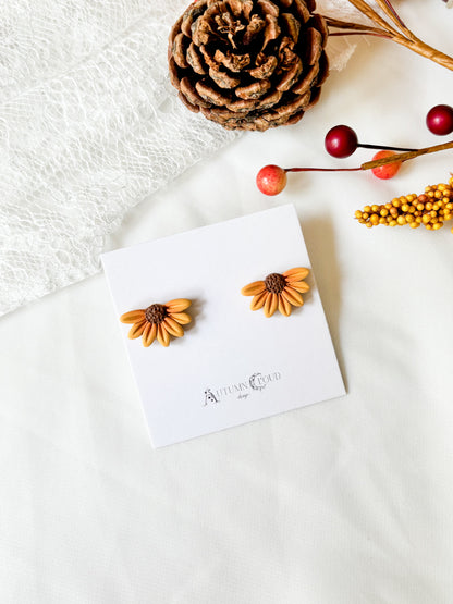 Half Sunflower Studs