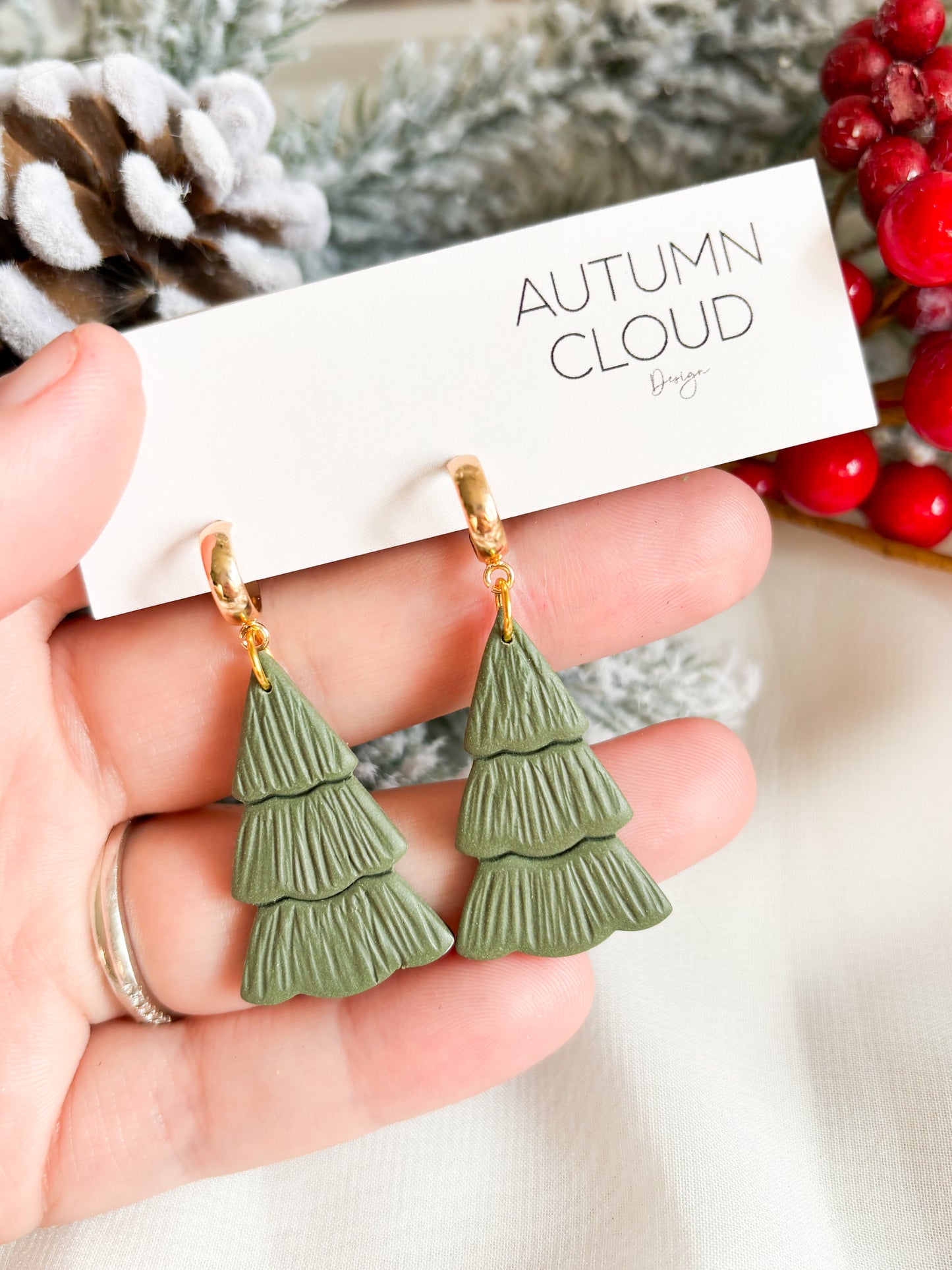 Christmas Tree Earrings