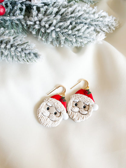 Santa Dangle Earrings