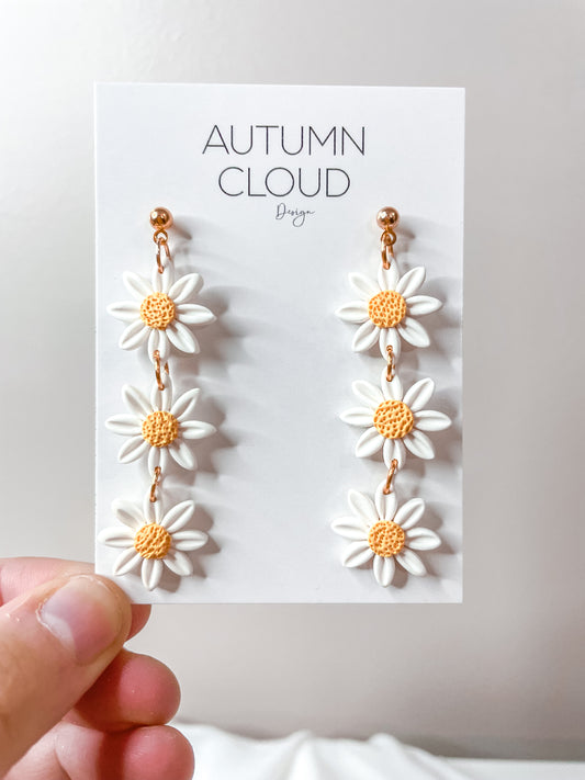 3 Tiered Daisy Dangles