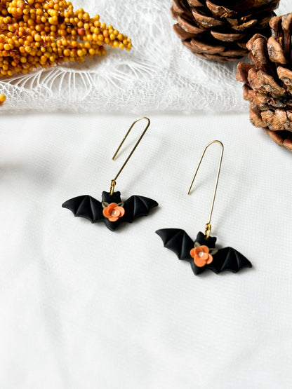 Floral Bat Dangles