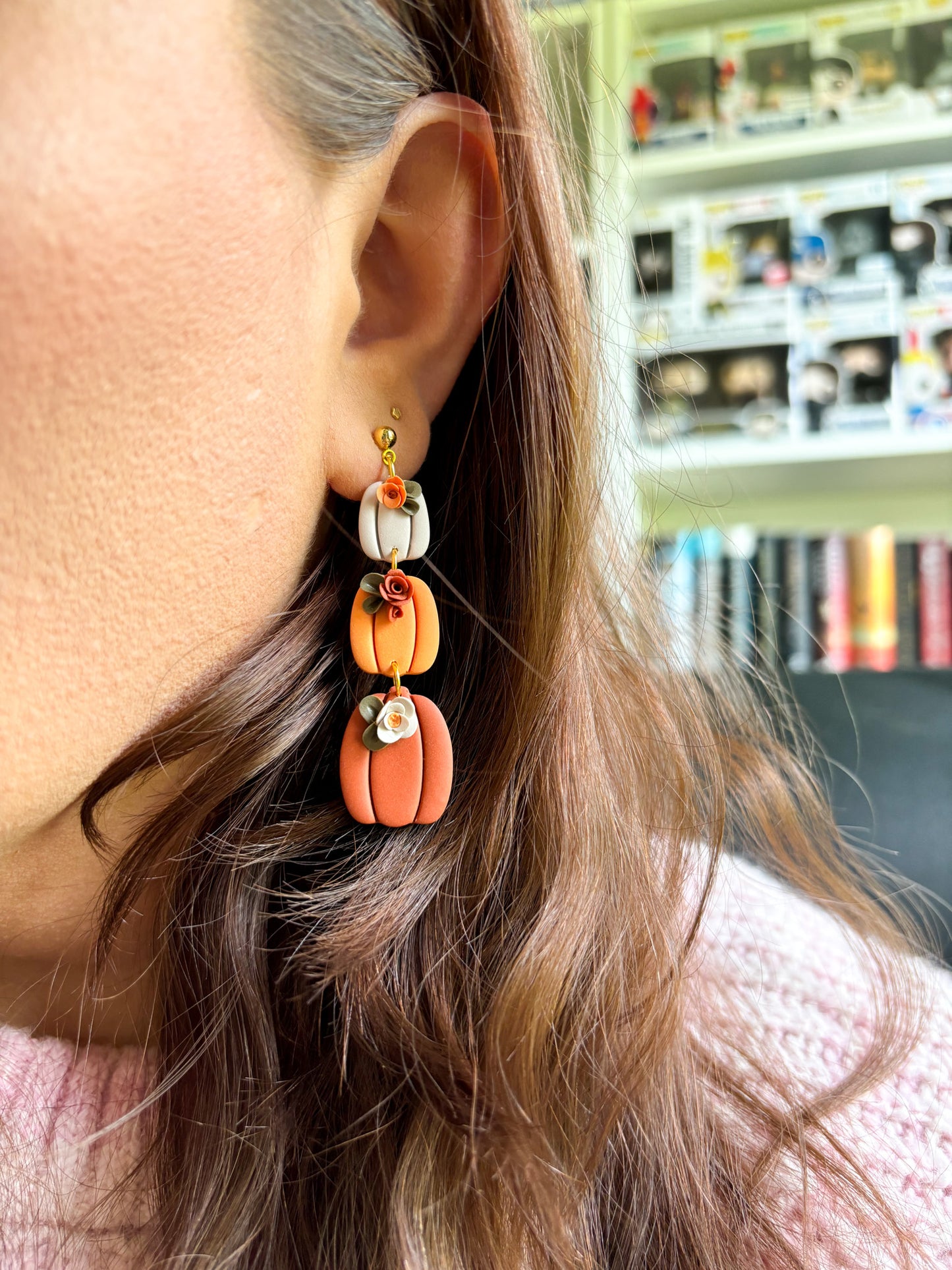 Pumpkin Trio Earrings - Multiple Variations