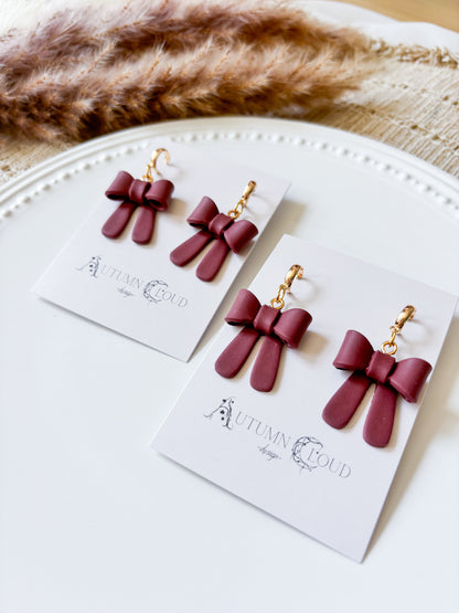 Cute Bow Dangle Earrings