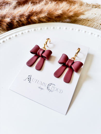 Cute Bow Dangle Earrings