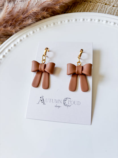 Cute Bow Dangle Earrings