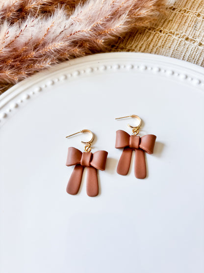 Cute Bow Dangle Earrings