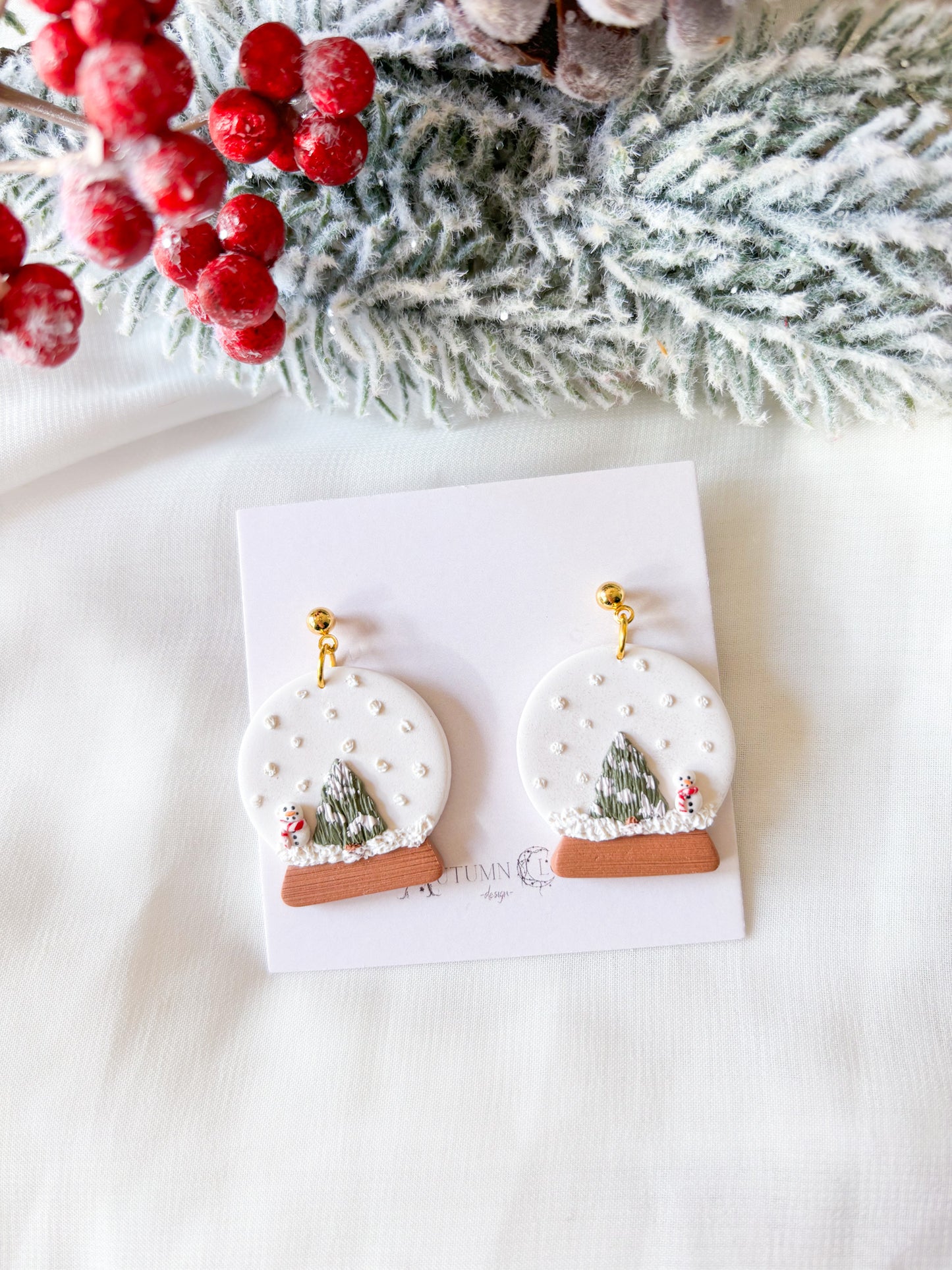 Christmas Snow Globe Dangles