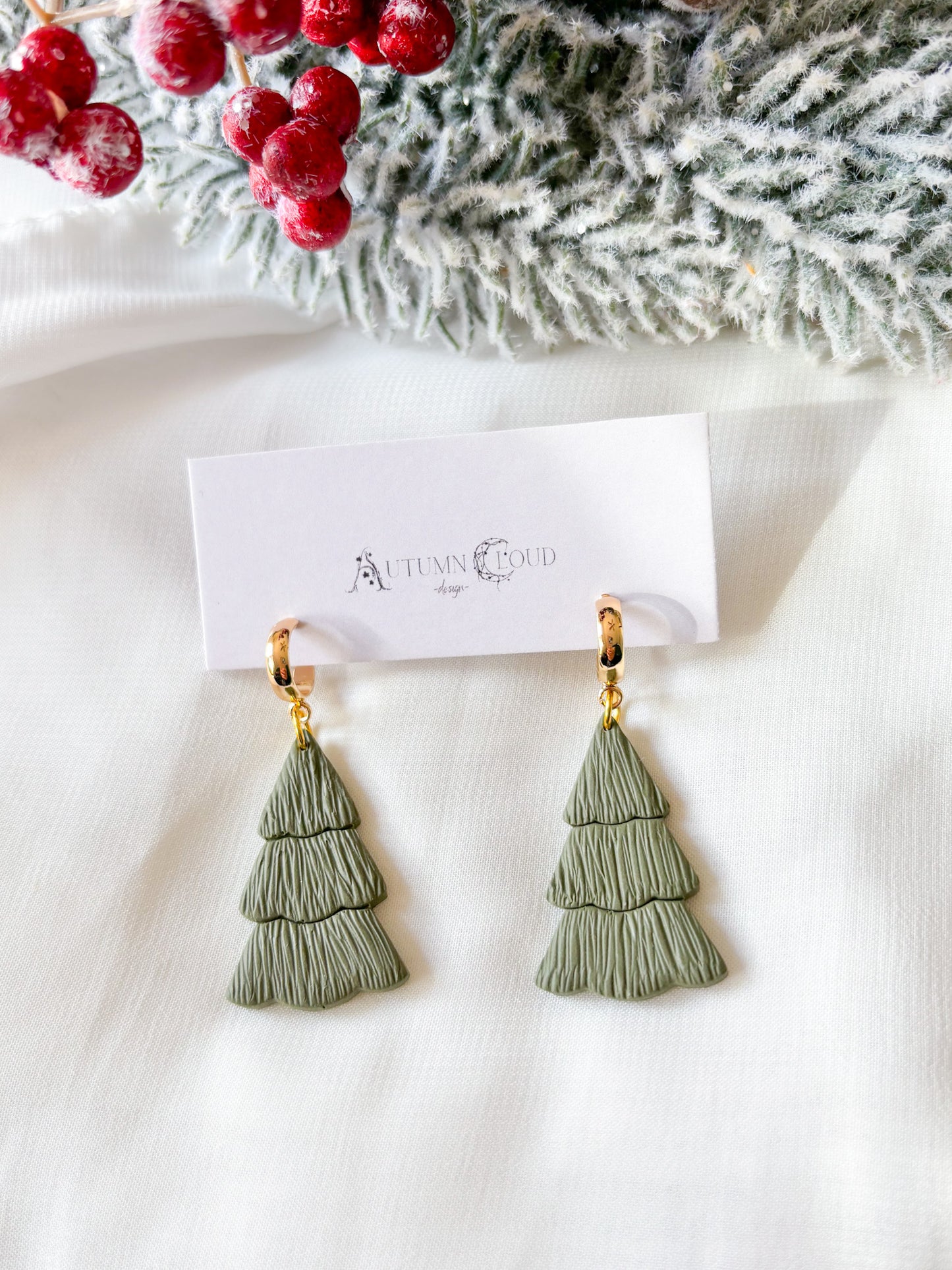 Christmas Tree Earrings